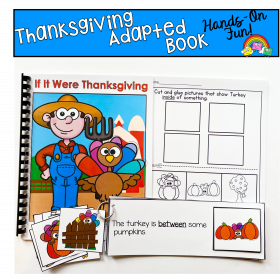 "If It Were Thanksgiving" Adapted Book And Activities