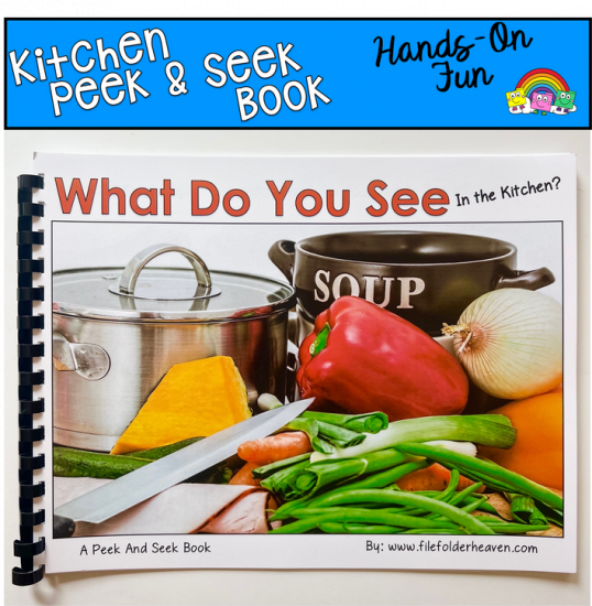 Kitchen Peek And Seek Book