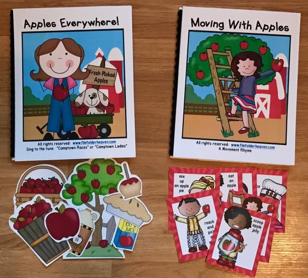 Apple Adapted Books: "Apples Everywhere" "Moving With Apples" - Click Image to Close