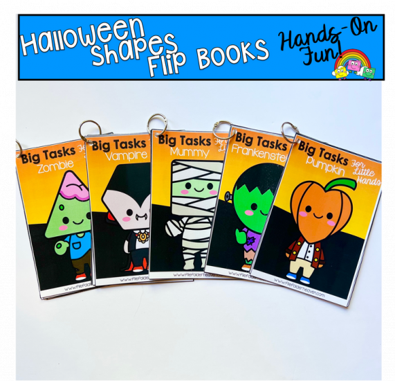 Big Shapes Tasks For Little Hands: Halloween Edition