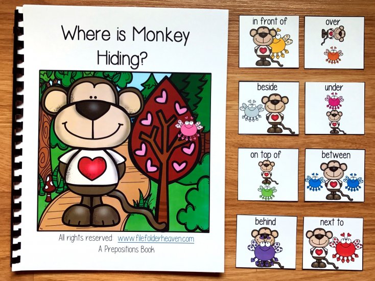 \"Where is Monkey Hiding?\" Adapted Book