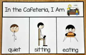 Cafeteria Behavior Card