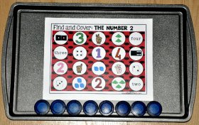 Identifying Numbers "Find and Cover" Activities