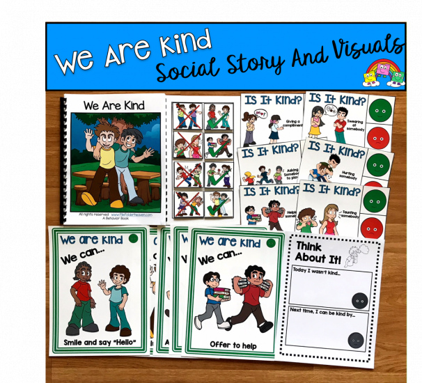\"We Are Kind\" Social Story Unit