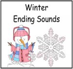 Winter Ending Sounds File Folder Games