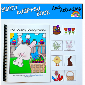 The Bouncy Bouncy Bunny Adapted Book and Vocabulary Activities