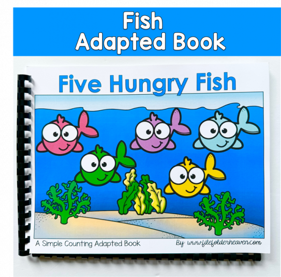 Five Hungry Fish Adapted Book