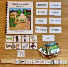 Desert Adapted Book and Vocabulary Activities