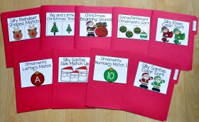 Christmas File Folder Games Mini-Bundle