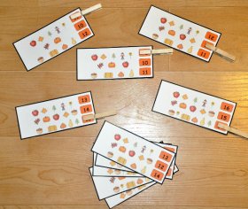 Counting Fall (Numbers 10-20 )Clothespin Task