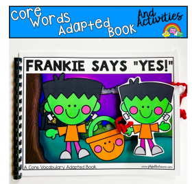 Halloween Adapted Book And Activities: Frankie Says Yes