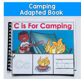 C If For Camping Adapted Book: Camping From A-Z