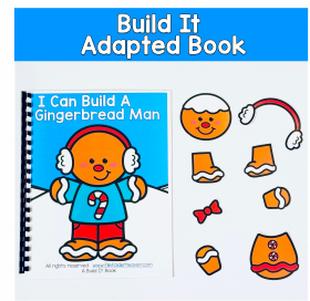 Build It Adapted Book: I Can Build A Gingerbread Man 1