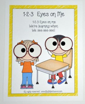 1-2-3 Eyes on Me Poster