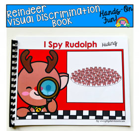 Reindeer Visual Discrimination Activity: "I Spy Rudolph Hiding"