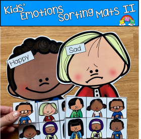 Kids' Emotions Sorting Mats Set !