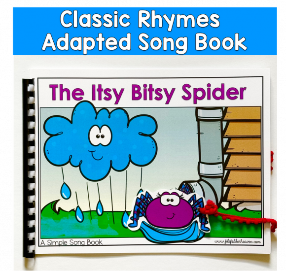 The Itsy Bitsy Spider Adapted Book For Circle Time