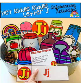 "Hey Riddle Riddle" Letter J Activities For The Sensory Bin