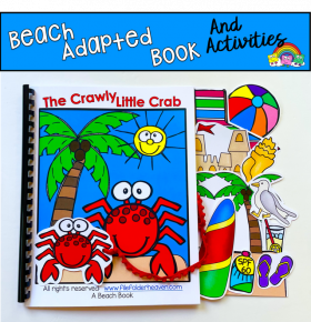 "The Crawly Little Crab" Adapted Book And Activities