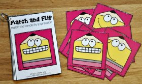 Back to School Match and Flip Books 3