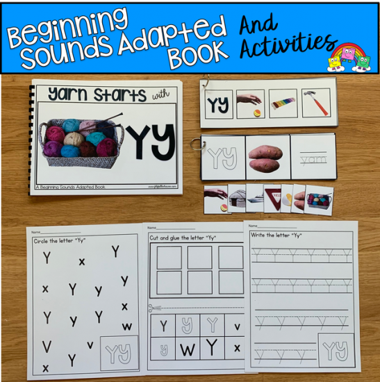 \"Yarn Starts With Y\" (Beginning Sounds Book And Activities)