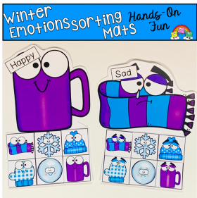 Winter Emotions Sorting Activities 2