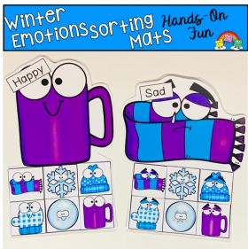 Winter Emotions Sorting Activities 2