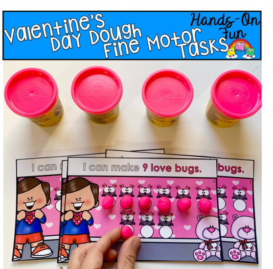 Valentine\'s Day Fine Motor Tasks