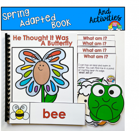 He Thought It Was A Butterfly Adapted Book And Activities