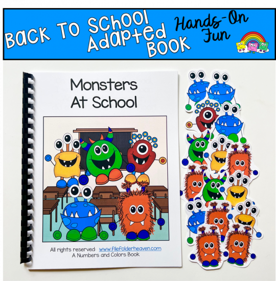 Monsters At School Adapted Book