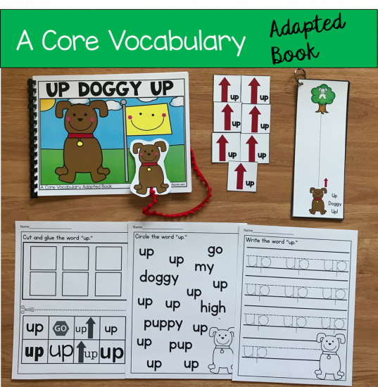 \"Up Doggy Up!\" (Working With Core Vocabulary)