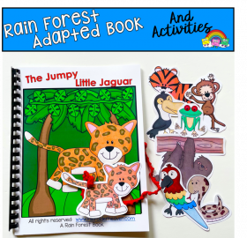 "The Jumpy Little Jaguar" Adapted Book And Activities