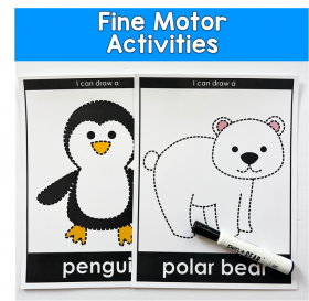Lets Draw Polar Animals Fine Motor Activities