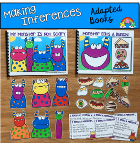 Monster Themed Making Inferences Adapted Books