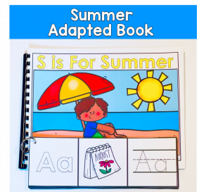 S Is Fun Summer Adapted Book: Summer From A-Z