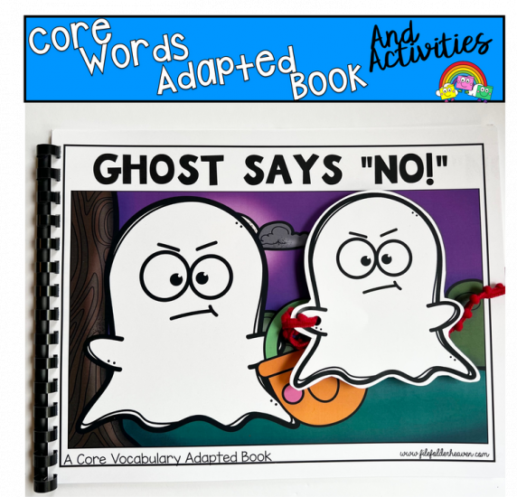 Halloween Adapted Book And Activities: Ghost Says No