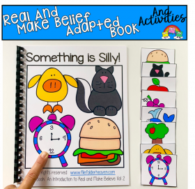 Real and Make Belief Adapted Book And Activities (Vol 2)