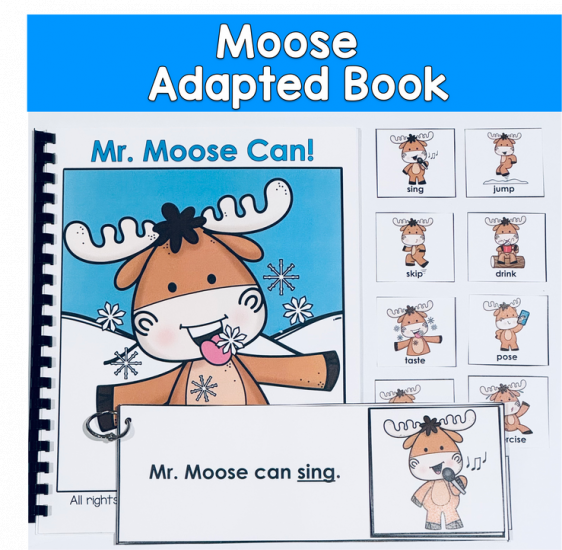Moose Adapted Book For Verbs And The Core Word CAN