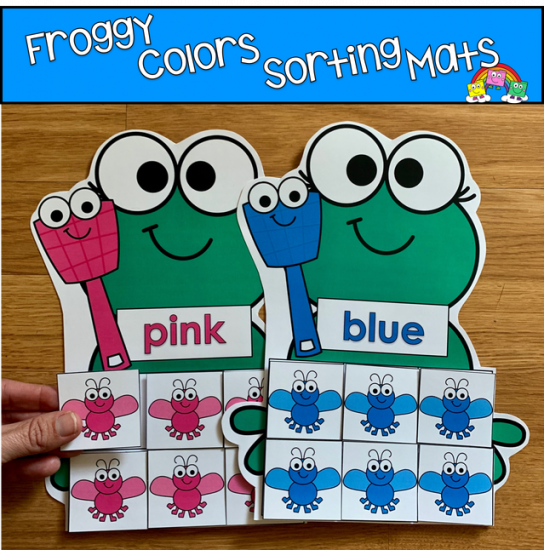 Froggy Colors Sorting Mats