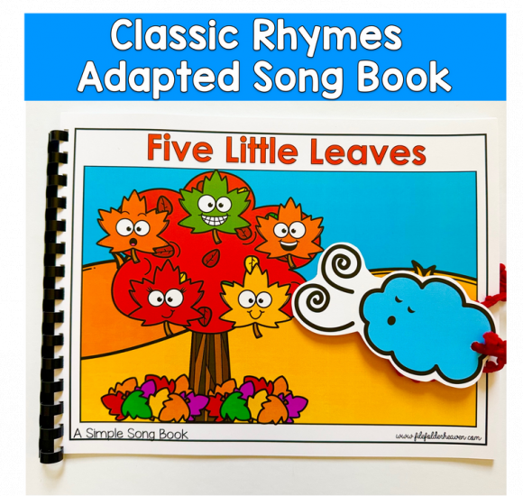 Five Little Leaves Adapted Song Book For Circle Time