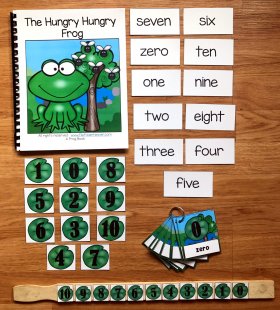 The Hungry Hungry Frog Adapted Book and Vocabulary Activities