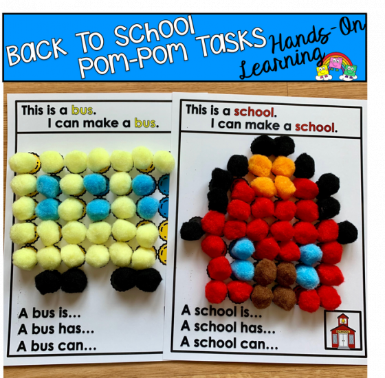 Back To School Fine Motor Tasks