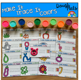 Colors Make It Trace It Fine Motor Activities