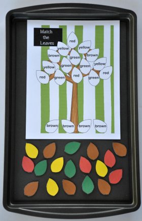 Build a Fall Tree Cookie Sheet Activity