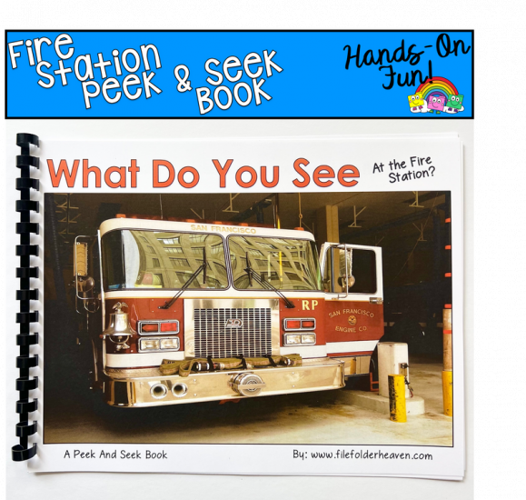 Fire Station Peek And Seek Book