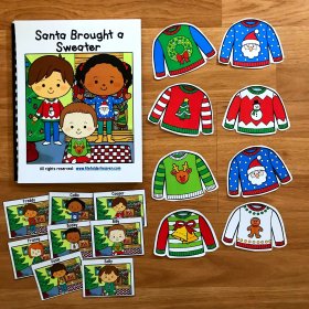Christmas Adapted Book "Santa Brought a Sweater"