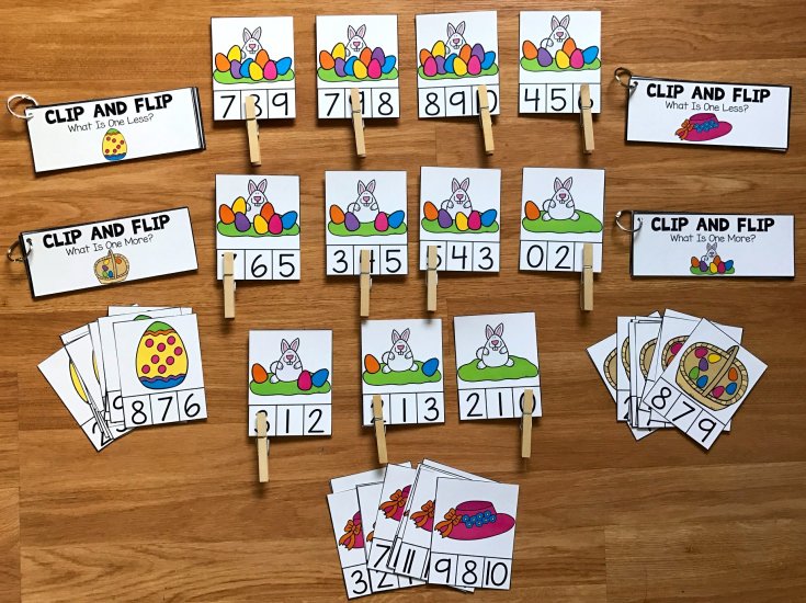 Simple Math Centers for Easter