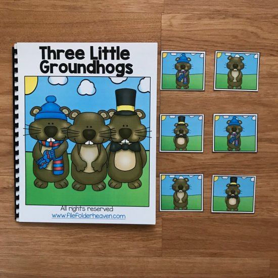 \"Three Little Groundhogs\" Adapted Book