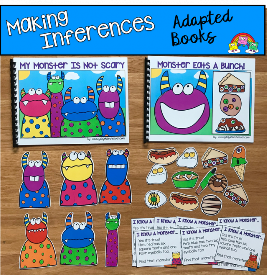 Monster Themed Making Inferences Adapted Books