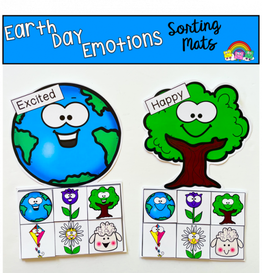 Earth Day Emotions Sorting Mats